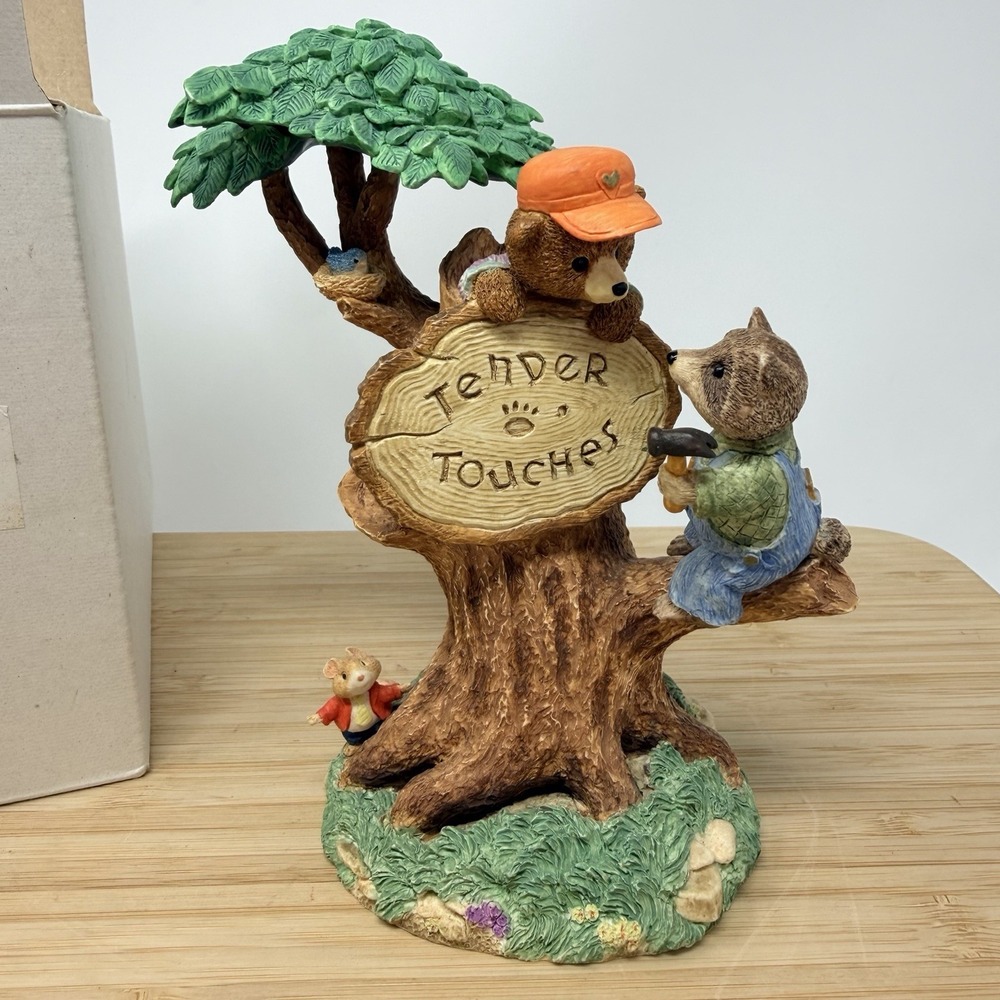 Hallmark Tender Touches Large Tree With Sign Summer Fun Signed New In  Box VTG